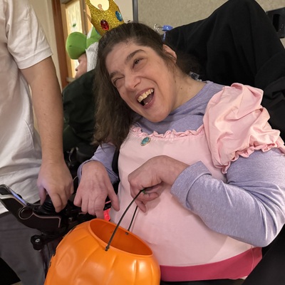 Sheley, ready for Trunk-or-Treat