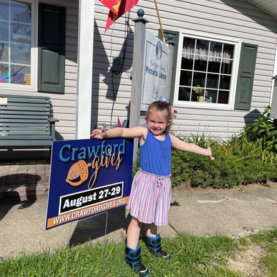 this little reader is asking for you to give generously!