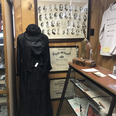 Mourning Dress and School Memorabilia