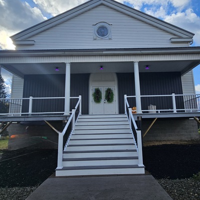 New Entry Door and Porch