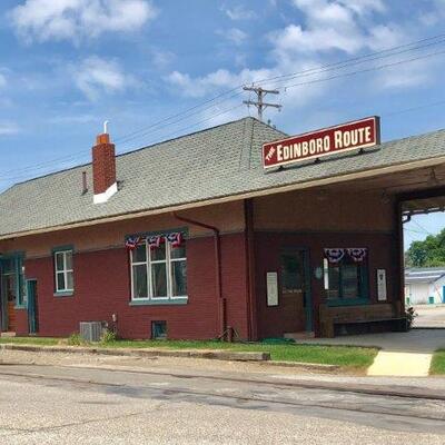 Restored Cambridge Springs Trolley Station
