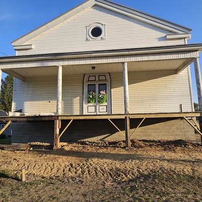 7-2025 New Porch Construction Begins