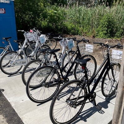 Pad improvements at Ernst Trail with new 3-speed belt drive bikes