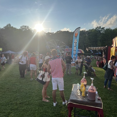 Photos of the July 4th festival coordinated by the Society.
