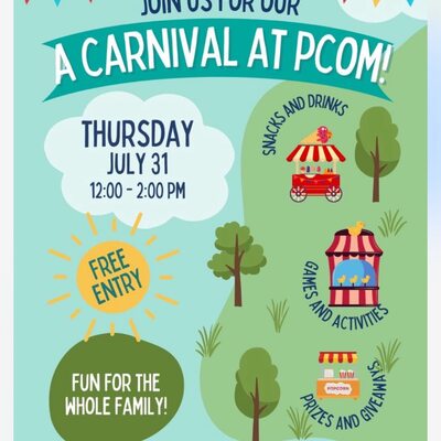 A Carnival at PCOM! Family Fun, Games, Treats, Community!
