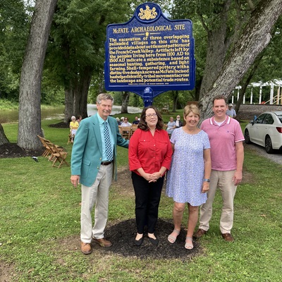 New historical marker installed at Cochranton Landing