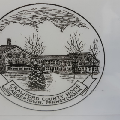 Our latest annual ornament - the Crawford County Home