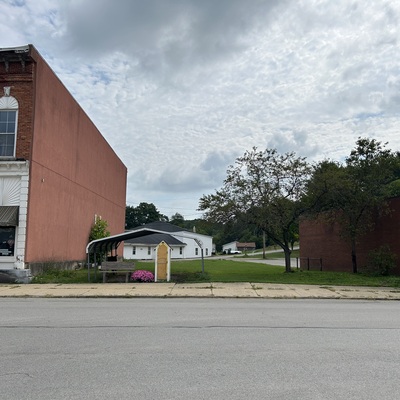 View of the lot where our future park will be