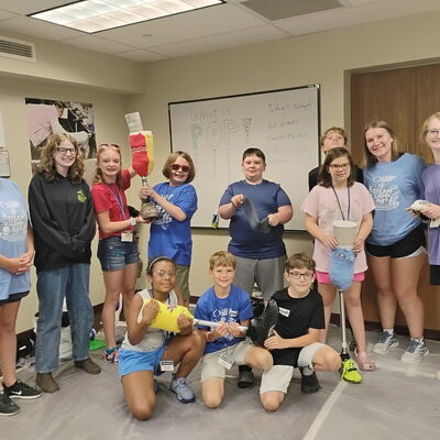 Introduced (27) 5th-6th graders to Orthotics and Prosthetics