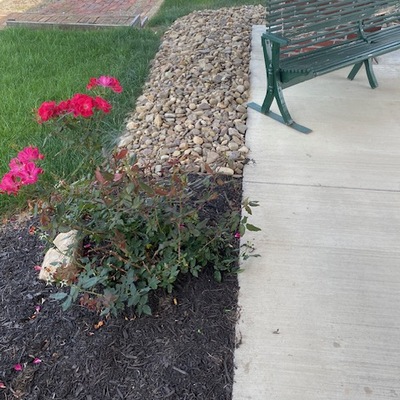 Landscaping finished with 2022 Crawford Gives donations