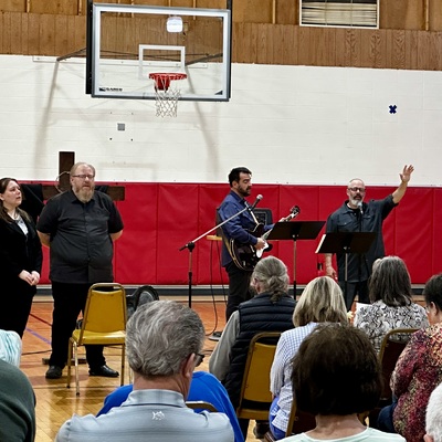 Each year, the community gathers here for a Good Friday service.