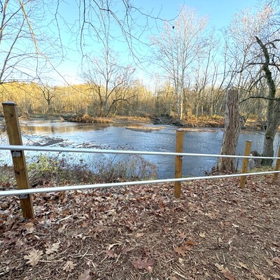 Mulch Path to French Creek