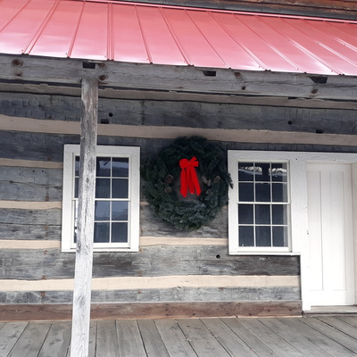 Patrick McGill House at Christmas time