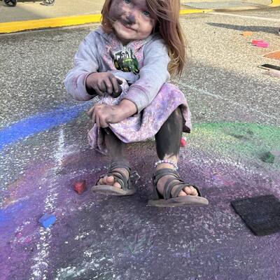 Chalk art fun, for ALL ages!