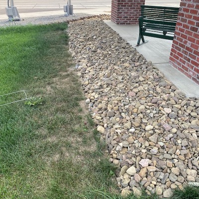 Landscaping finished with 2022 Crawford Gives donations