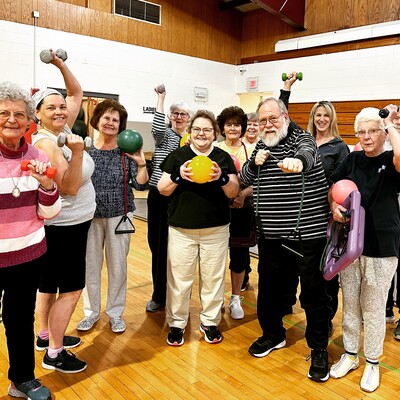 This gym hosts 100+ SilverSneakers participants weekly.
