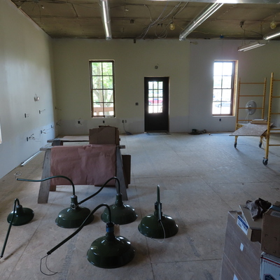 Main Gallery - electric & heat, doors & windows installed, painted walls, finished exterior lights
