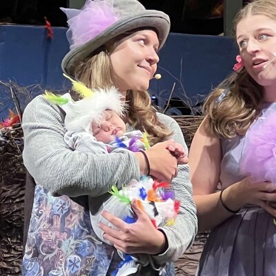 Seussical 2022: Horton, Gertrude, and the Elephantbird baby