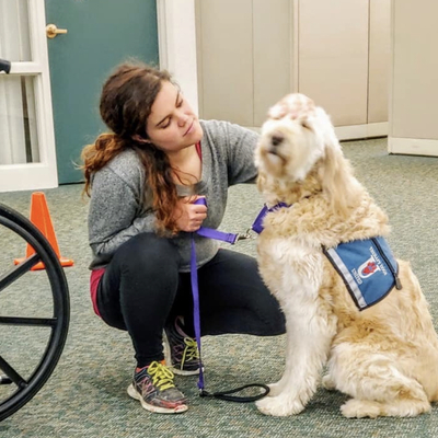 Therapy Dogs Provide Companionship.