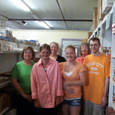 Volunteers at Food Pantry