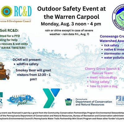 CARPOOL Outdoor Safety Event flyer