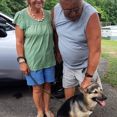 Besa , after vetting and great care was adopted out.   Very beautiful girl .