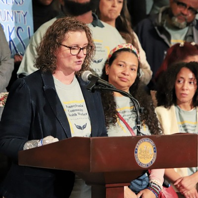 Sondra Anderson, CBCM Supervisor- Community Health Worker Recognition Day at the Capitol