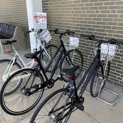Rent a bike at the Meadville Medical Center Liberty St campus