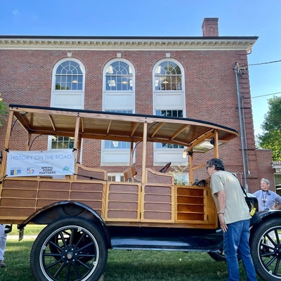 Part of our History on the Road Program on site at the Meadville Public Library