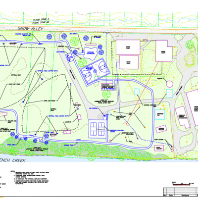Design of the new Recreation Park at the Carnival Grounds in Cambridge Springs