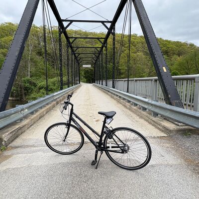 Oil Heritage Bikeshare - Brown Street Bridge