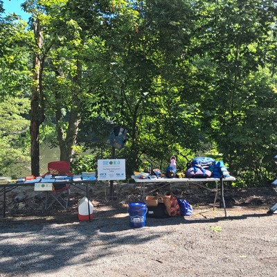Penn Soil RC&D presenting Water Safety education at Clarion's Water Fest - 6/26