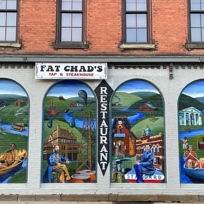 Brewery Mural in Downtown (partnership with Titusville Council on the Arts)
