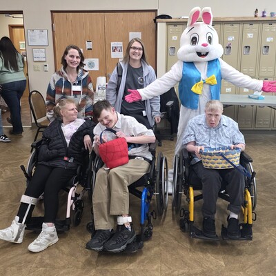 At our annual Easter Egg Hunt