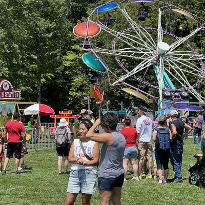 The America's 250th event attracted roughly 2000 people between the day and evening fireworks.