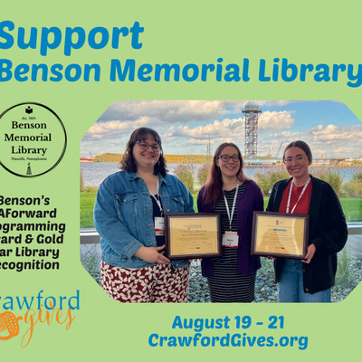 BML's Gold Star Library designation and programming award, Fall 2025
