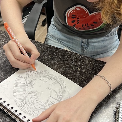 Gwendolen's talent transformed into a Dragonboat logo