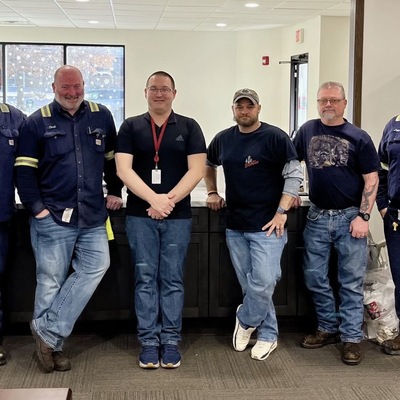 Jason Nesbitt with the Parker/Lord Volunteer Crew