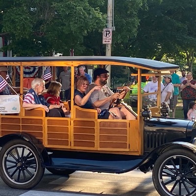 Our grand marshall was 101 years old when riding in the America250 Parade.