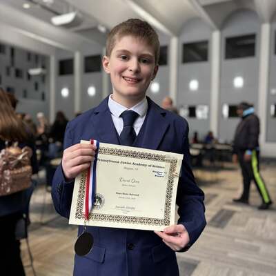 Student's achieve academic excellence within our walls and in PA state competitions