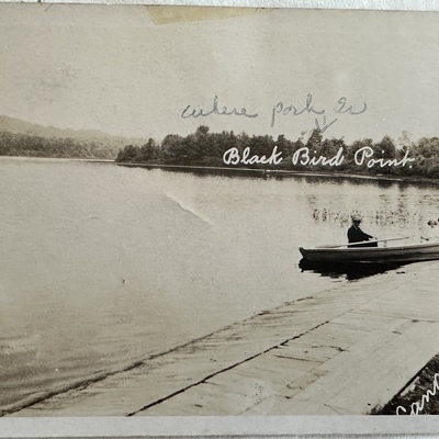 Black Bird Point - now location of the Frog Pond