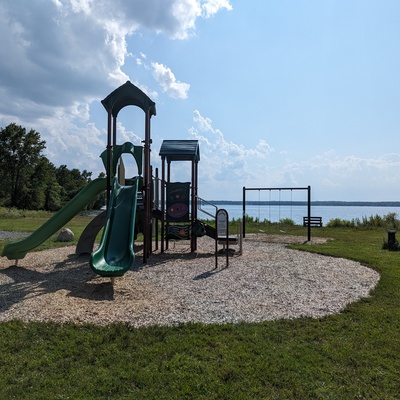 Playground at Espyville boat launch, funded by PLA.
