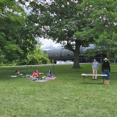 Outdoor Safety Day - DCNR Staff & Smokey Bear await the crowds! 8/3/26