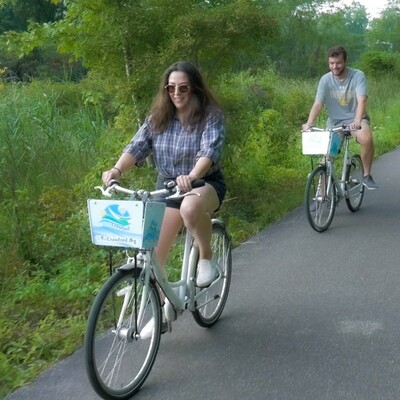 Enjoy a bike ride at Ernst Trail